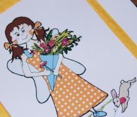 Bessie's Thanks card (Bessie friends range)