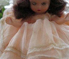 Nancy Ann storybook doll 'Bridesmaid' with original box 1948 vintage