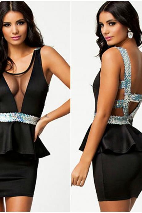 sexy black party outfit